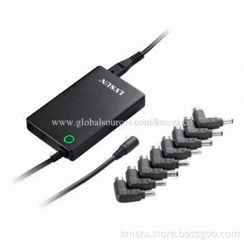 90W Ultra Slim Universal Laptop Power Adapter, LCD Display, 17mm Thickness, Competitive Size